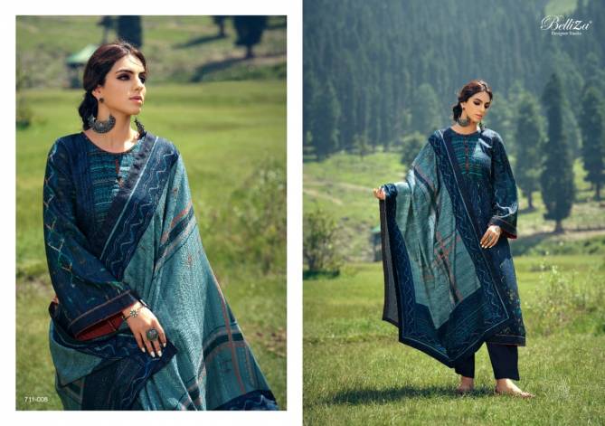 Stella By Belliza Wollen Pashmina Digital Printed Dress Material Wholesale Online
